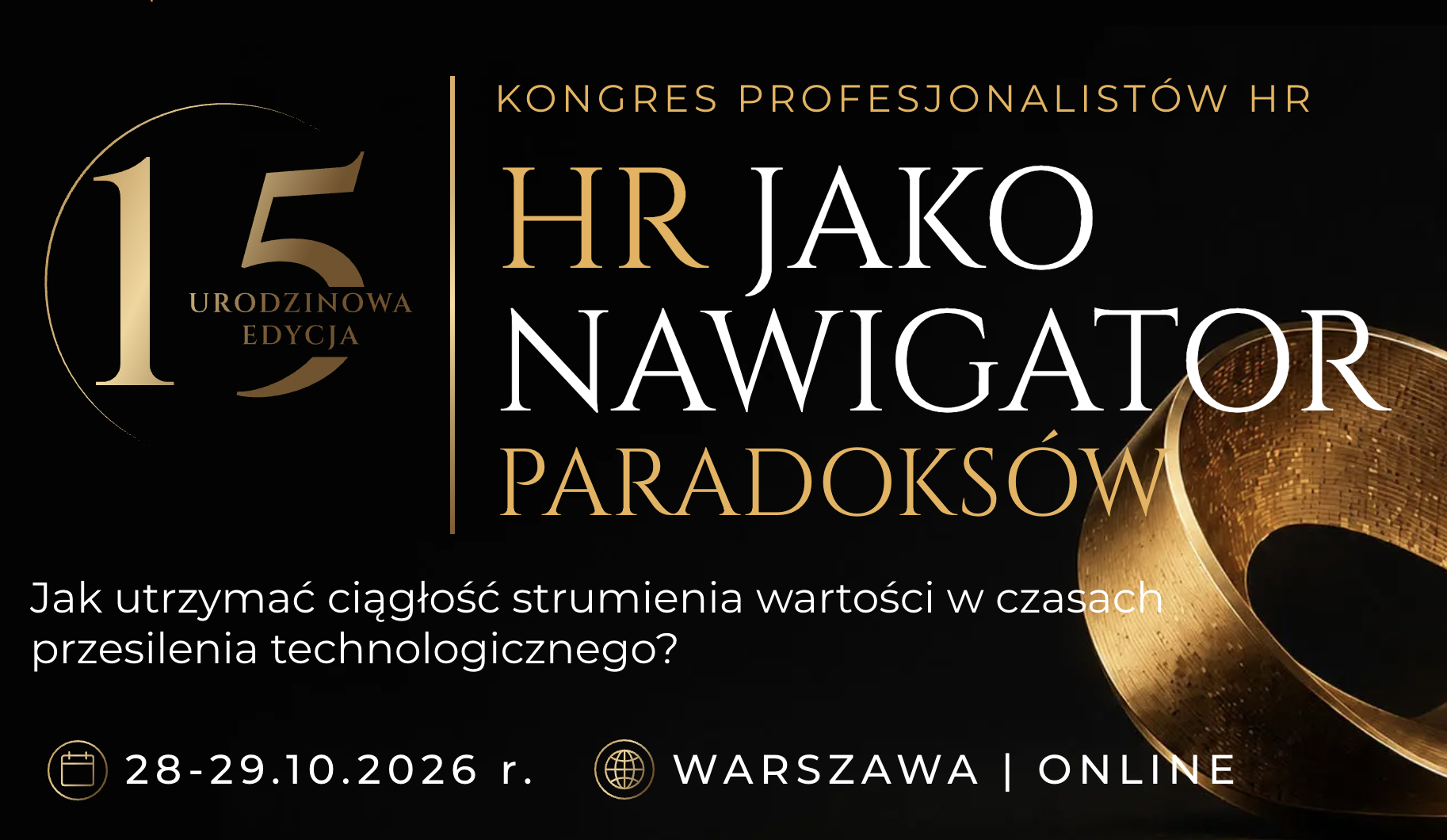 Zapowiedź wydarzenia Kongres profesjonalistów HR